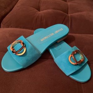Stuart Weitzman Caicos slide slippers